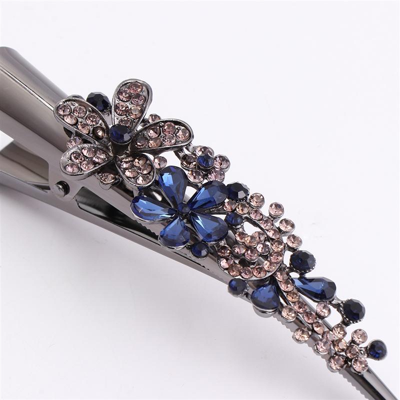 Eendenbek Clip Grote Bondgenoot Haar Pin Strass Bezaaid Haarspeld Haar Clip Bobby Pin Haar Styling Barrette Hoofddeksels Haar Accessoire