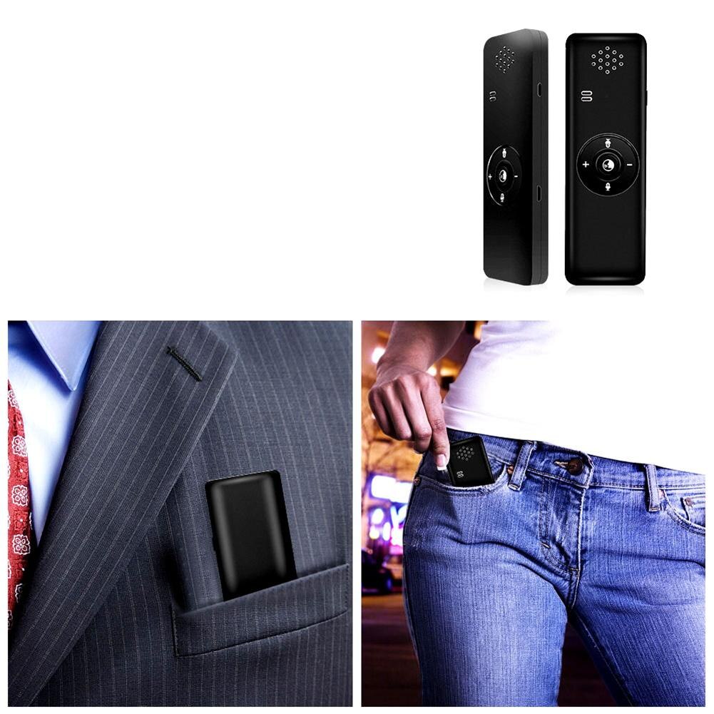 Mini Pocket T11 Tolk Smart Bluetooth 40 Talen Vertaler Real Time Wederzijdse Vertaling Voor Reizen Busines