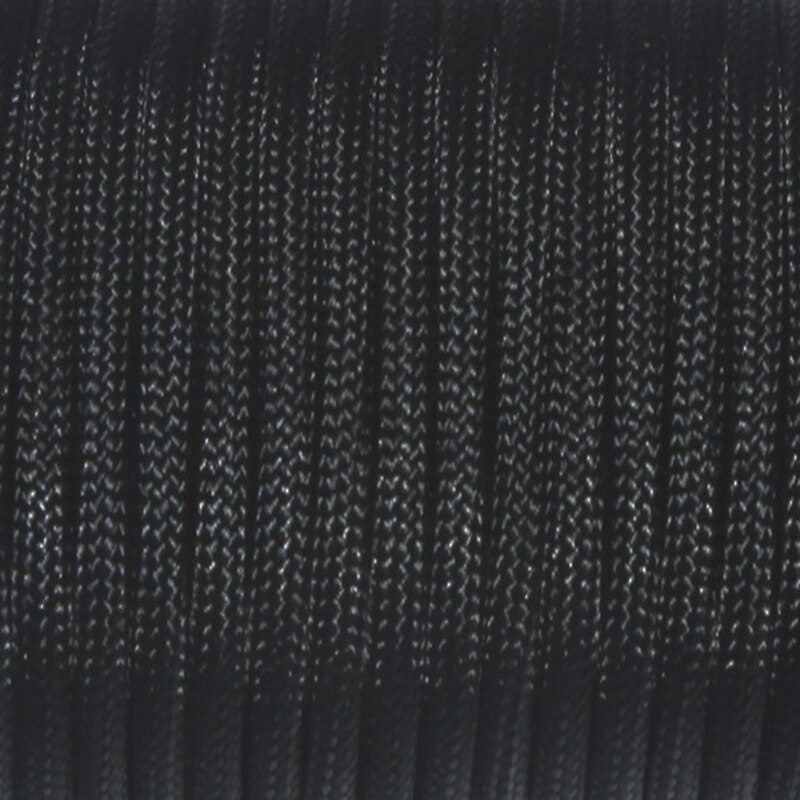 Paracord 550 Rope for Survival Parachute Cord Lanyard Camping Climbing Camping Rope Hiking Clothesline Lanyard DIY Bracelet: Black