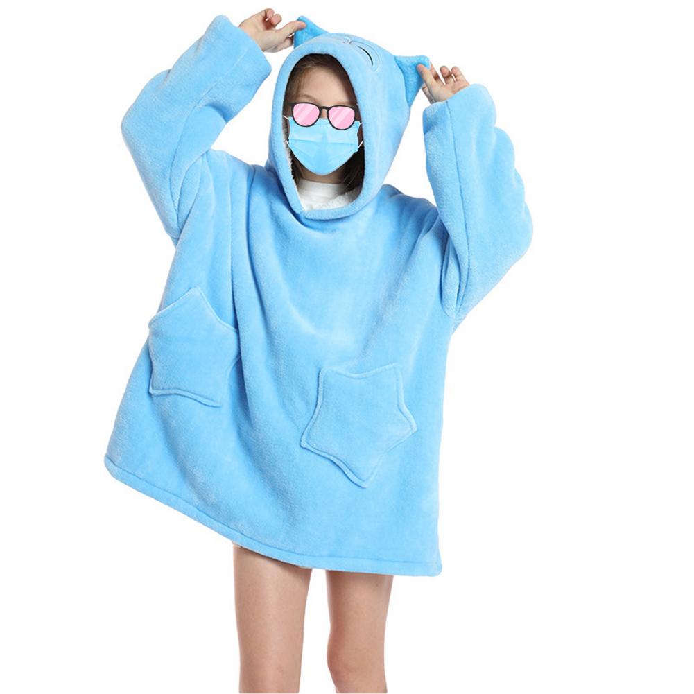 Robe de nuit à capuche en cachemire pour enfants, peignoir pour garçons et filles, Pyjamas