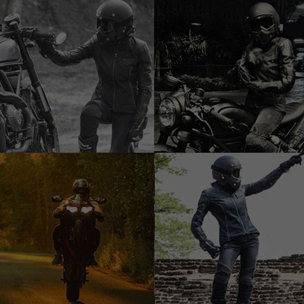 Erwachsene Motorrad Helm Staubdicht Gesicht Maske Atemschutz Motocross Brille Gläser Sicherheit Schutz Brillen Volle Gesicht Shiled