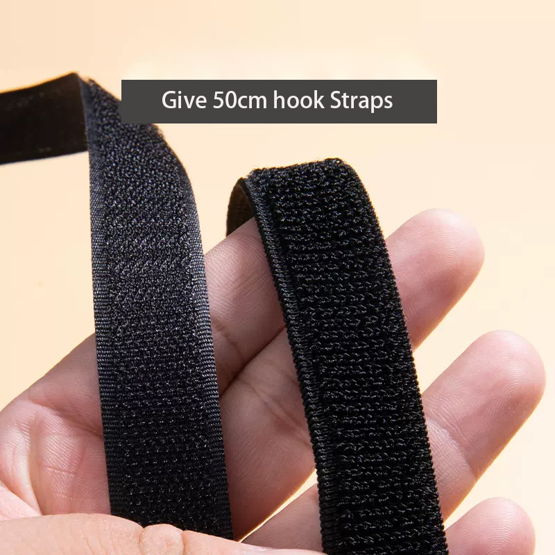Nylon Elastische Lusband - 2 Yards - Zelfklevende Klittenband Straps - Hittebestendig, Eco-Vriendelijk