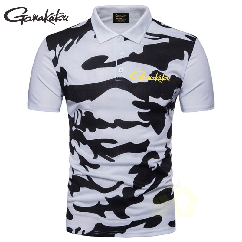 Fiske t-shirt mænd sommer camouflage kort skjorte mænd afslappet fisketøj sport åndbar fisketrøje