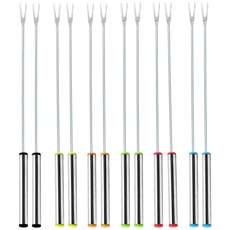 ! Fondue Cheese Sticks Fondue Set For Maker Swiss Cheese, Stainless Steel Fondue Forks Marshmallow Roasting