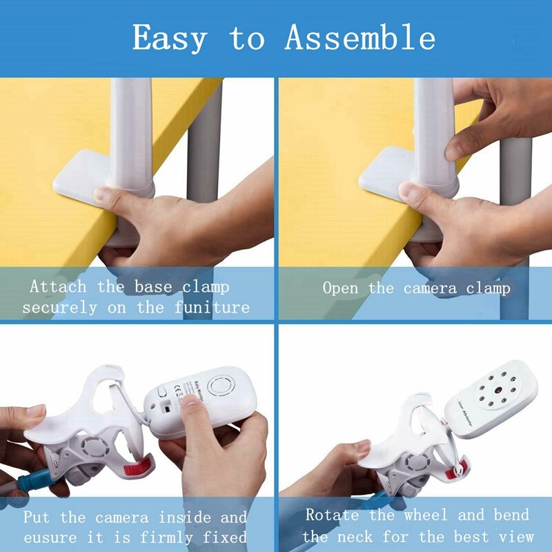 Baby Monitoring Camera Holder Flexible Video Monitor Stand for Baby Care Cradle Crib Support Holder