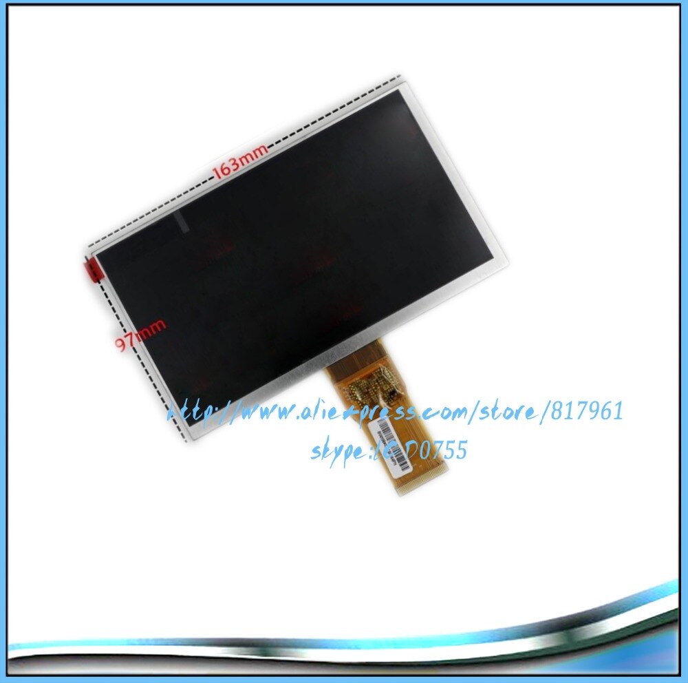 163*97mm 7 "Lcd-scherm voor Explay Hit 3G Tablet 1024*600 TFT LCD Screen Panel