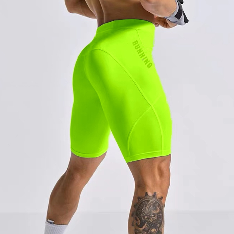 Herr bodybuilding shorts sommar herr crossfit shorts kompression löparshorts gym shorts elastiska kompressionsleggings
