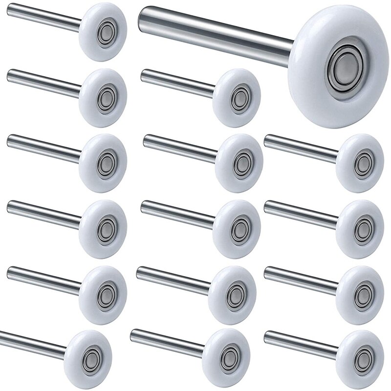 12Pack 2 Inches Garagedeur Rollers, 6200ZZ Lager Nylon Garagedeur Roller, voor Residentiële En Commerciële Garage Deuren