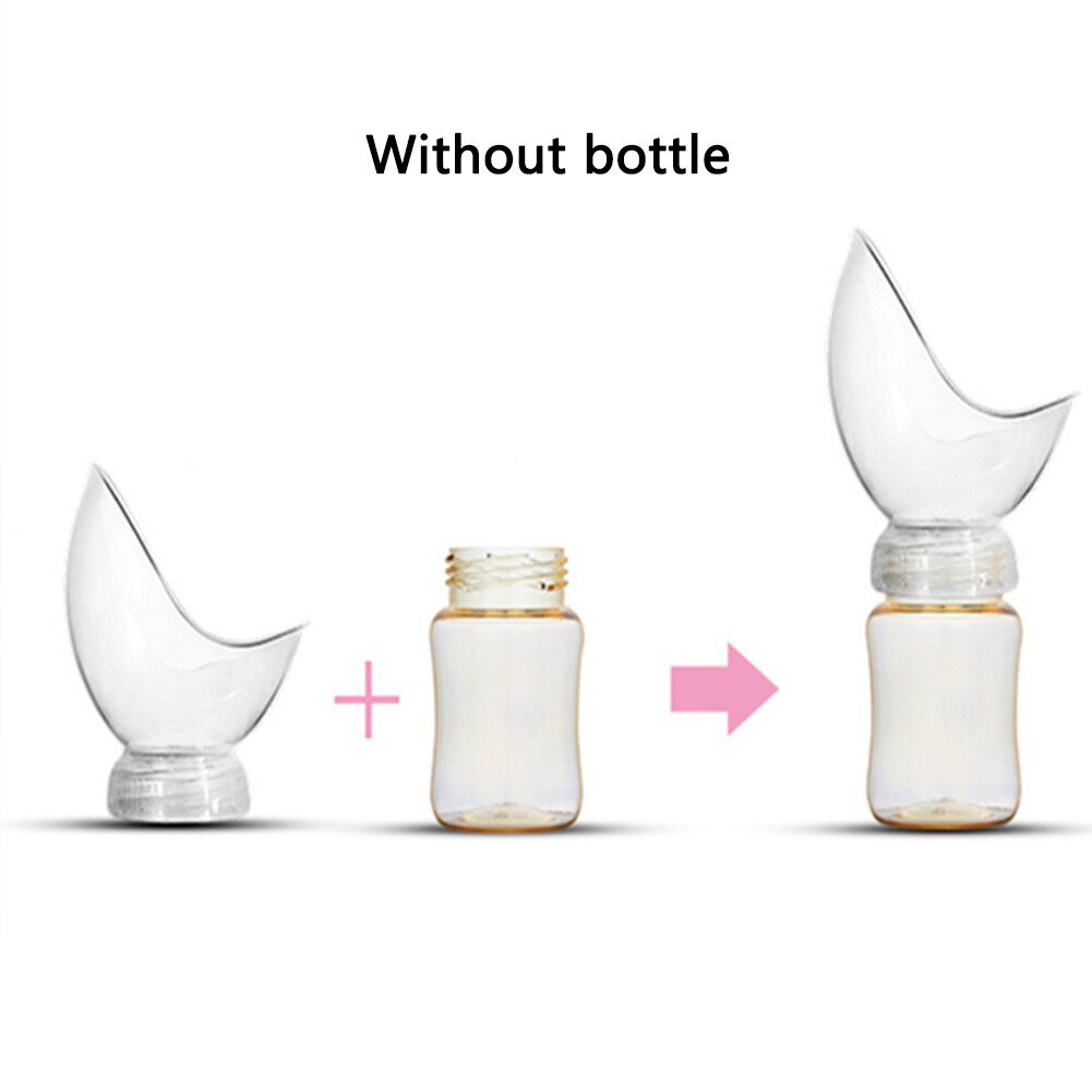 Breast Pump Baby Feeding Portable Powerful Manual Ergonomic Nipple Suction Milk Bottle PP Infant Safe Breastfeeding Transparent