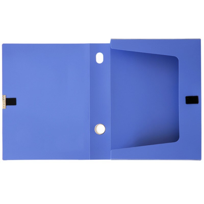Deli, archivador de plástico de 3 pulgadas, caja de datos A4, papelería de oficina, 55mm, suministros para estudiantes y suministros de oficina