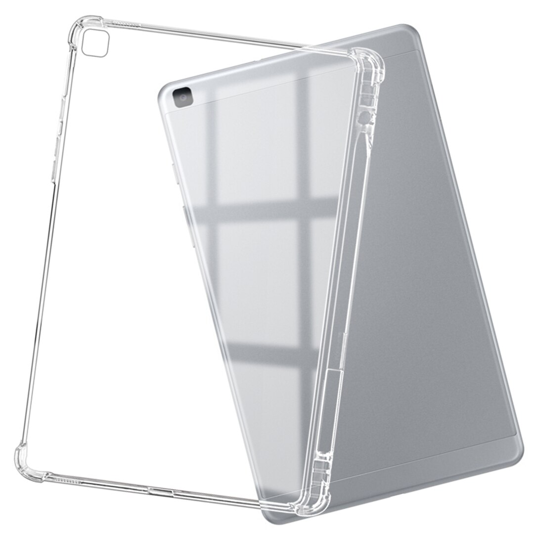 Transparante Cover Voor Samsung Galaxy Tab S6 Lite 10.4 '' SM-P610 SM-P615 Met Potlood Houder Tpu Silicon Terug Tablet case