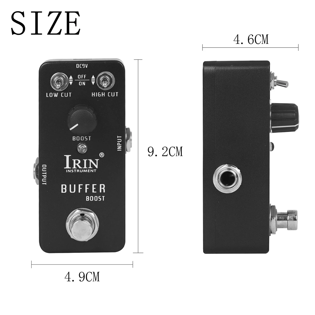 IRIN Guitarra Effect Pedal Compression Fuzz Overdrive Distortion Boost Bass True Bypass Pedals Electric Guitar Accessories