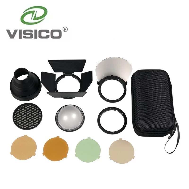 Kit de remplacement pour la photographie, pour Godox AK-R1 H200R AD200 V1, Visico 2 têtes rondes, magnétique, Flash, accessoire