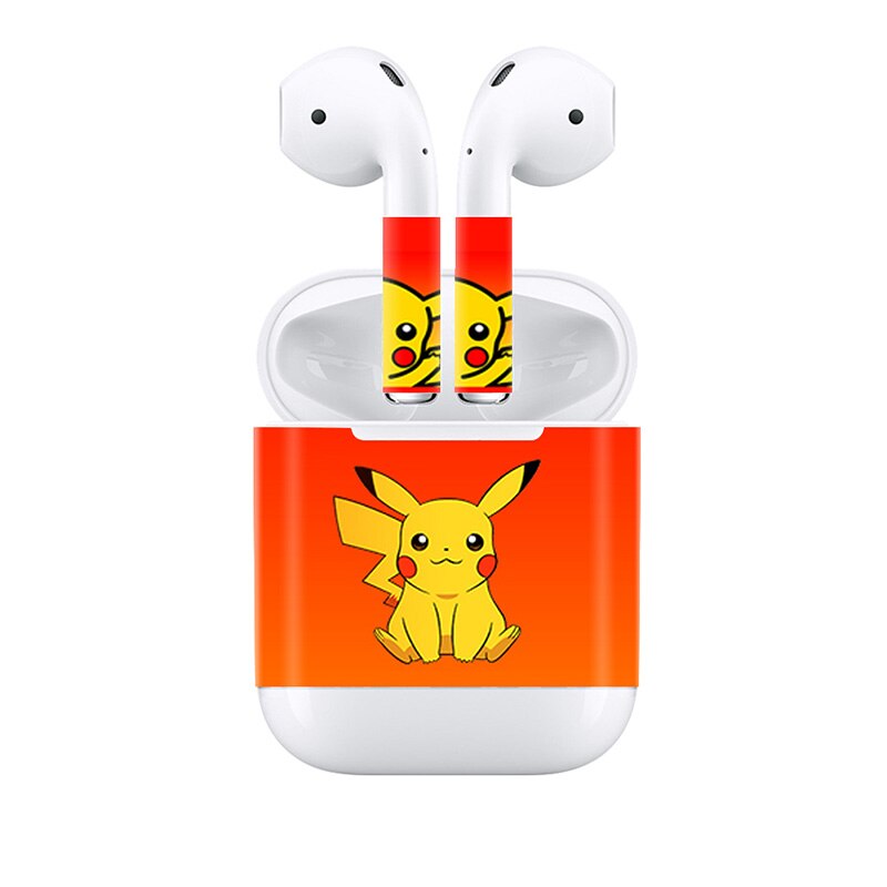 For Apple AirPods 2 Earphone Sticker Earbuds DIY Personality Decal Vinyl Camouflage Skin Wireless Charging Box Sticker: 913