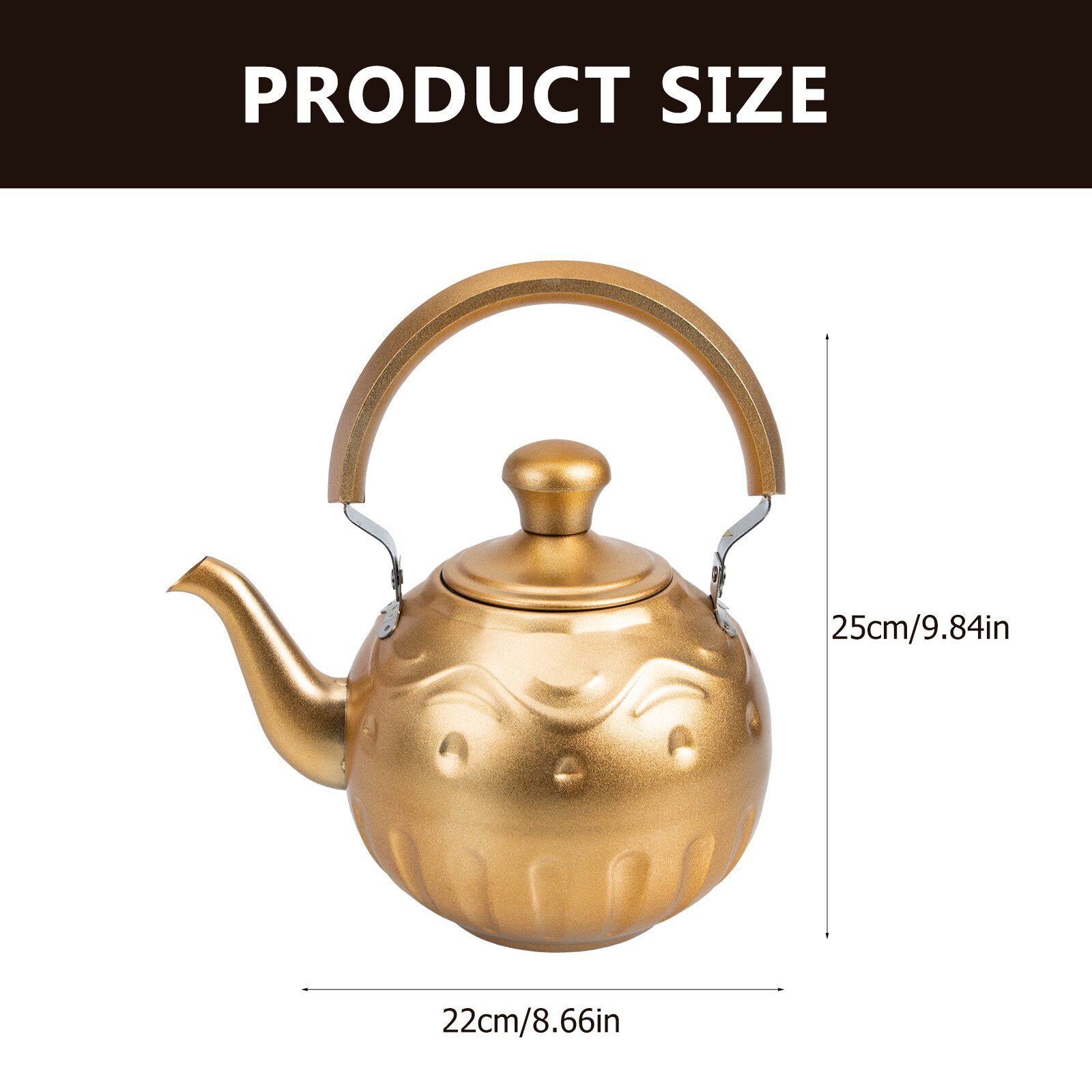 Household Stainless Steel Water Kettle Whistling Teakettle Tea Serving Tool