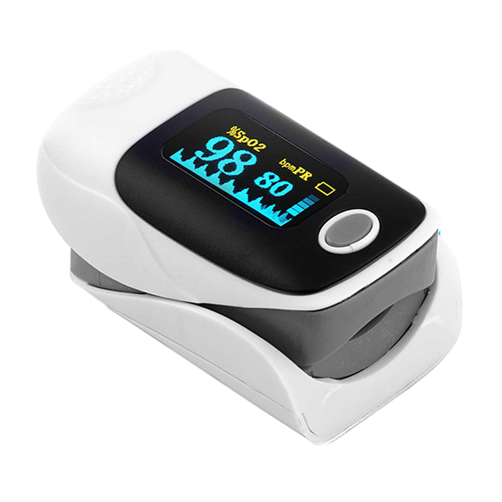 Pulse Oximeter Monitor Finger Pulse Oxymeter Digital Oxygen Meter Clip Type Sensor Oled Display Pulse Oximeters: Wine red