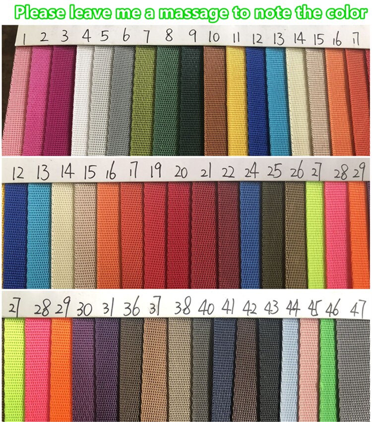 Fanreey – sangle en Nylon pour ceinture de sac de 20mm de large, 50 yards de 0.8mm d'épaisseur, matériel de bricolage, fournitures d'accessoires: leave a massage