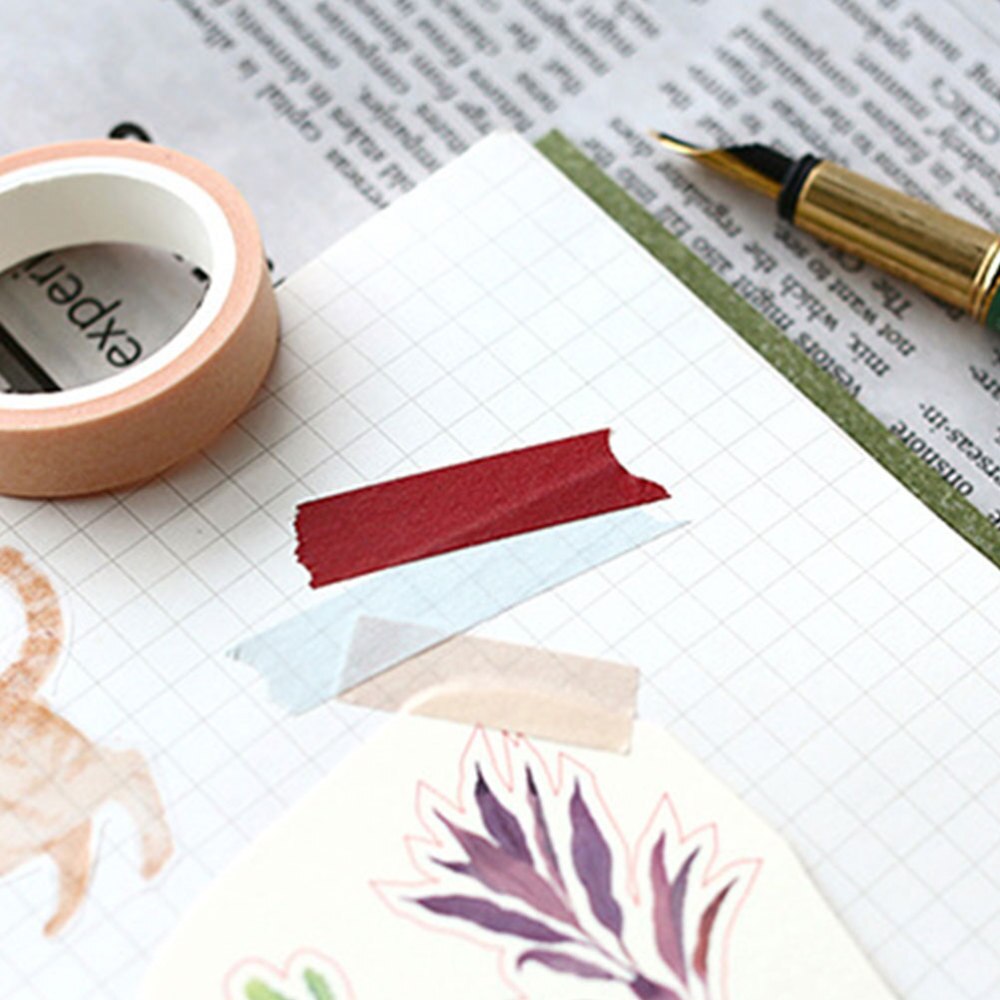 Rolls Washi Papier Tapes Gekleurde Decoratieve Stickers Tape Verpakking Band Voor Diy Levert