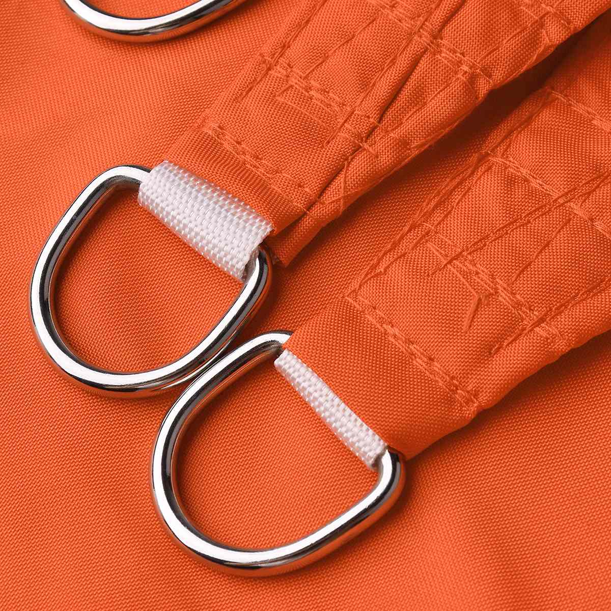 300D weight 160g material - waterproof polyester fabric - oxford orange orange red equilateral triangle shade sail