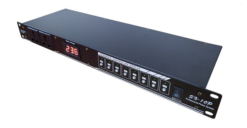 power timing device 10 channels 8-channel stage audio dedicated sequence controller