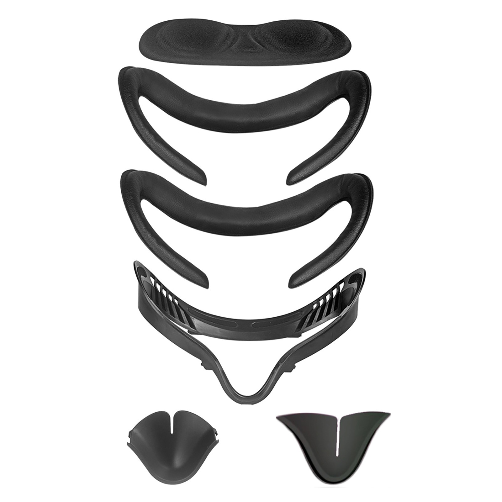 6 In 1 Soft VR Headset Interface Bracket Set Gaming Facial Pad Sweat Proof Replacement Parts For Oculus Quest 2