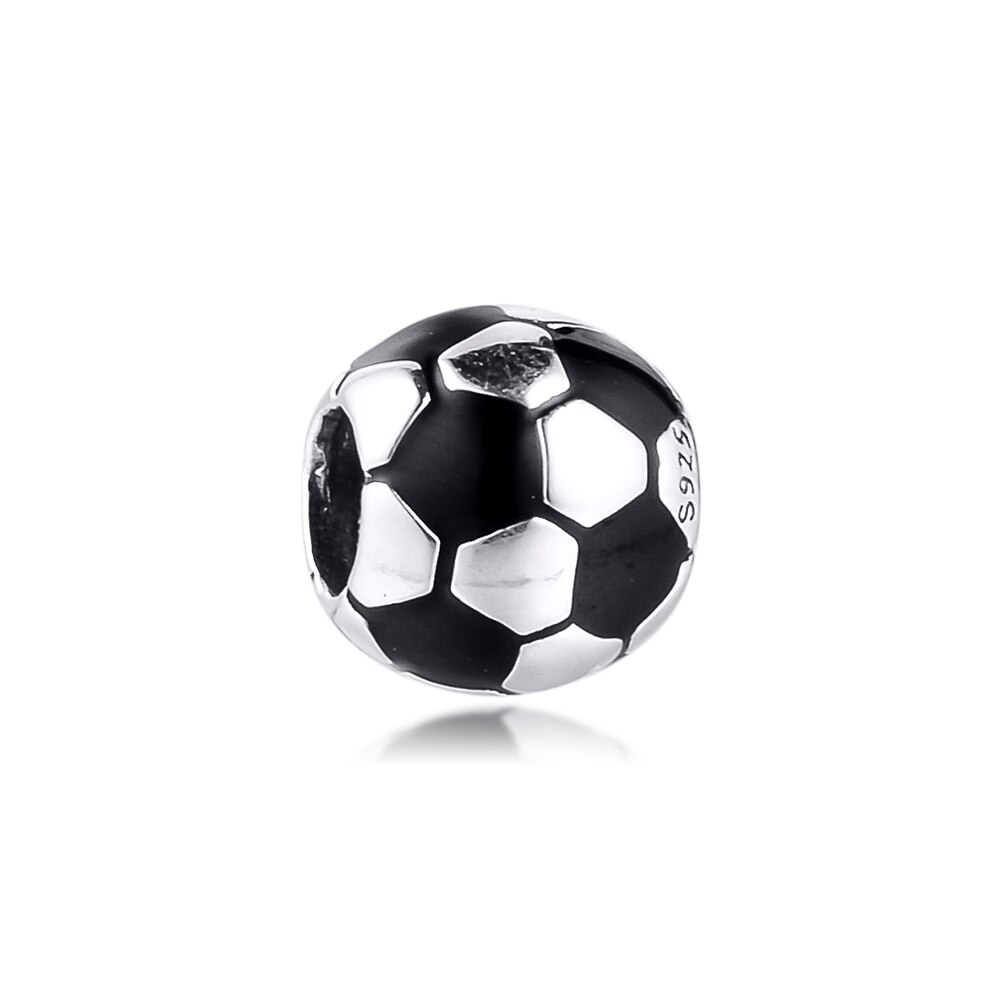 Ckk Royal Crown Charm 925 Sterling Zilveren Kralen Voor Sieraden Maken Diy Sieraden Voor Vrouwen 02W099: Soccer ball