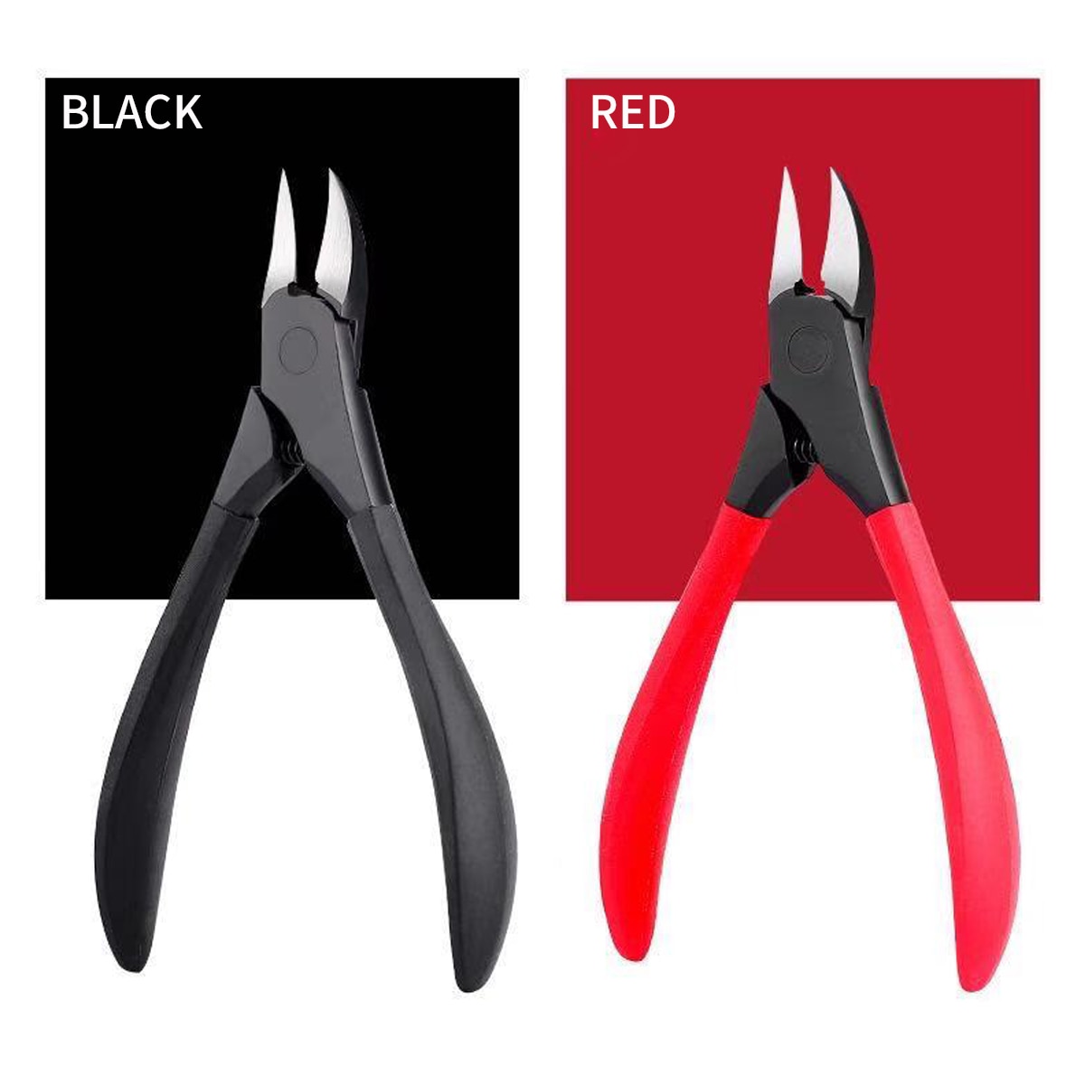 Nail clippers stainless steel needle nose pliers sharp manicure tool thick nail trim