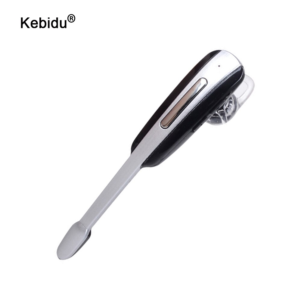Kebidu fone de ouvido sem fio portátil, estéreo, esportivo, de negócios, com microfone para smartphone, bluetooth