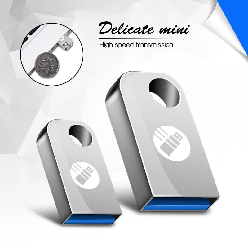 BU KING Metal 3.0 USB Flash Drive 64GB Pen Drive for PC Laptop 64GB USB Memory Stick 3.0 Flash Drive High Speed Drive