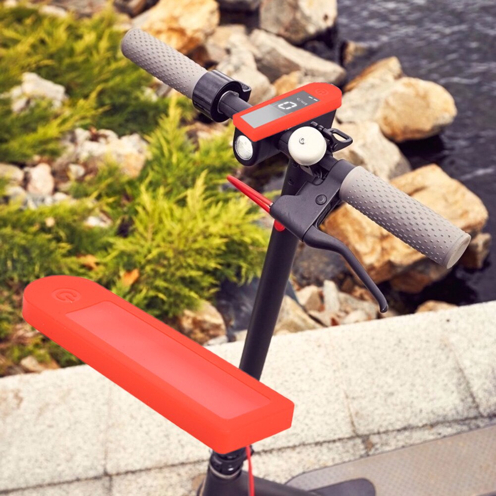 2Pcs Waterdichte Beschermhoes Scherm Case Voor M365 Elektrische Scooter Dash Board Panel Bescherming Case Silicone Cover