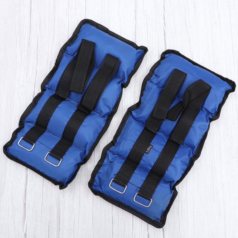 2 uds. De pesas para tobillo, 1KG, cómodas, bolsa de arena, correas para levantamiento de peso de piernas para correr, deportes, proveedor de gimnasio