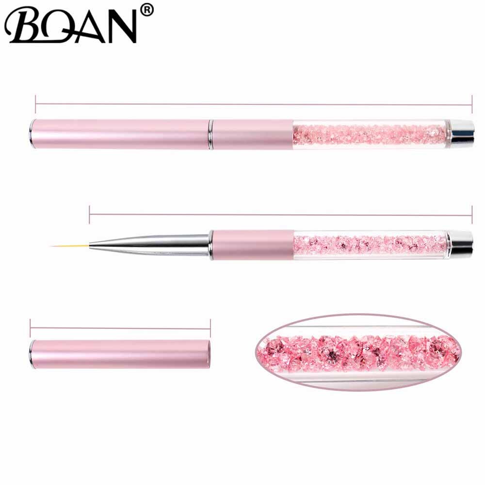 BQAN 7/9/11/12/15mm Nail Brush Line Brush Gel Brush Acrylic Art Brush Drawing Paintingg Pen Tools Manicure Nail Art Brush