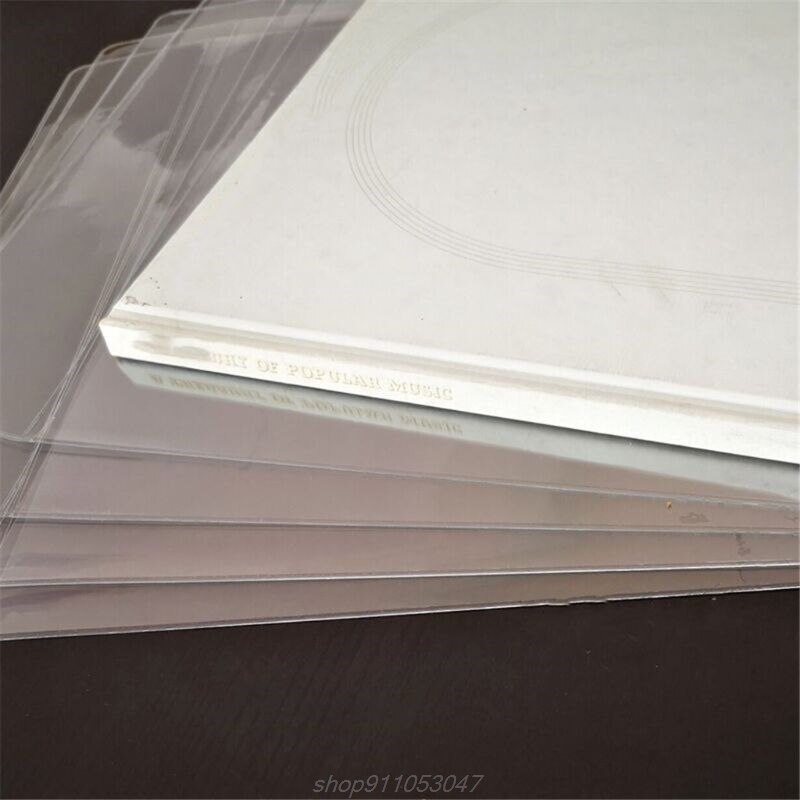 Capa para disco de proteção, 5 tamanhos espesso material pvc externo, para 12 polegadas, lp, registros de vinil, n30, 20