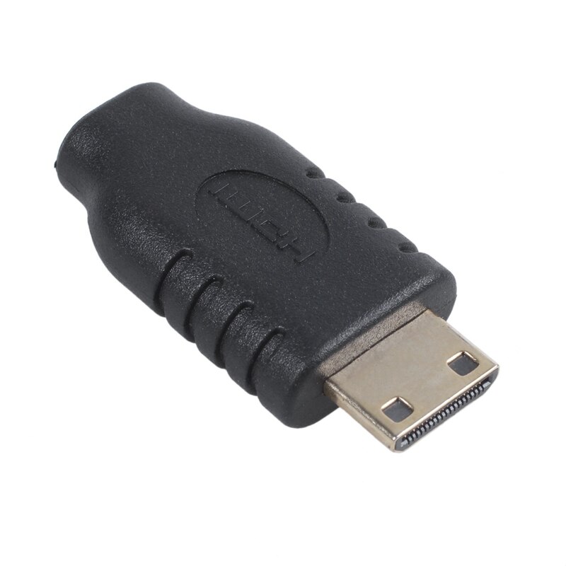 Micro HDMI Type D Female to Type C Mini HDMI Male F/M Adapter Black