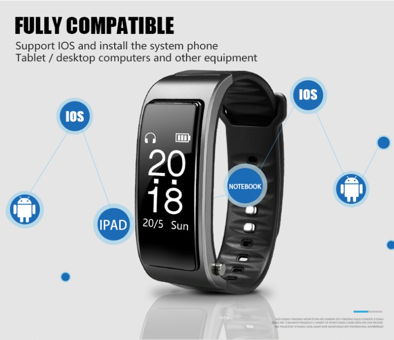 Y3 Smart Band Armband Smart Horloge Hartslagmeter Sport Smart Horloge Stappenteller Fitness Polsband Waterdicht Horloge