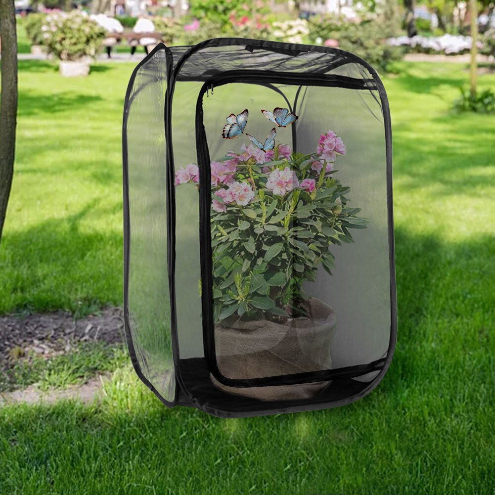 Jaula plegable de malla para insectos, jaula para insectos, Mini insectos y jaula para mariposas, Pop-up