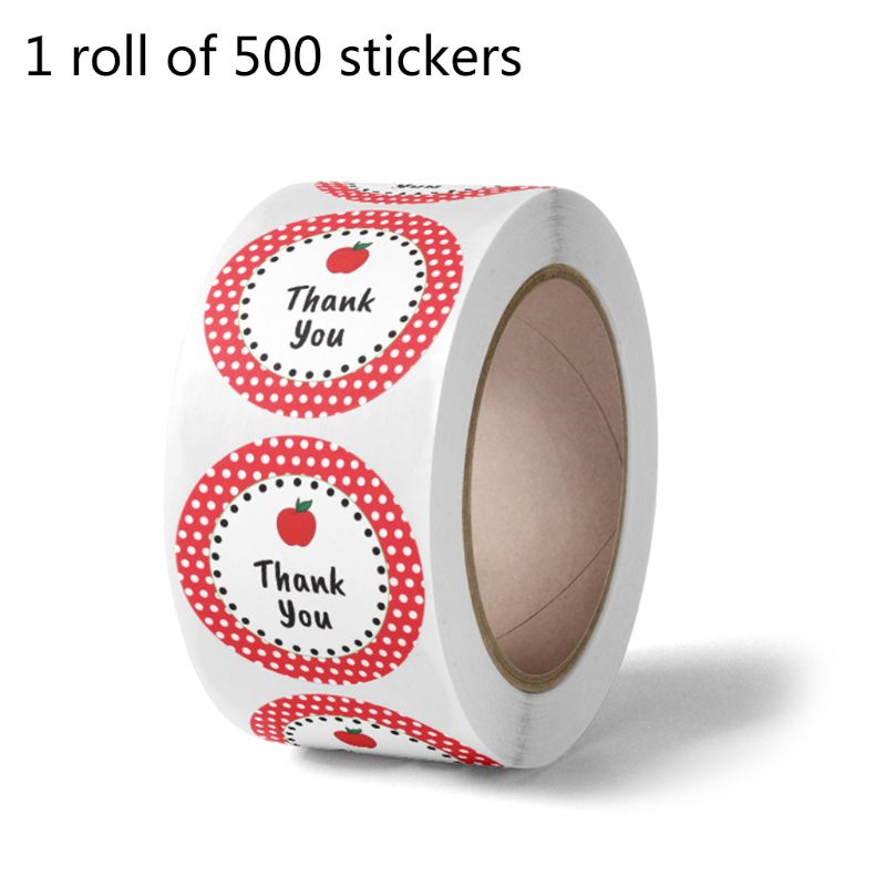 500pcs Thank You Stickers Dot Round Seal Label for... – Vicedeal