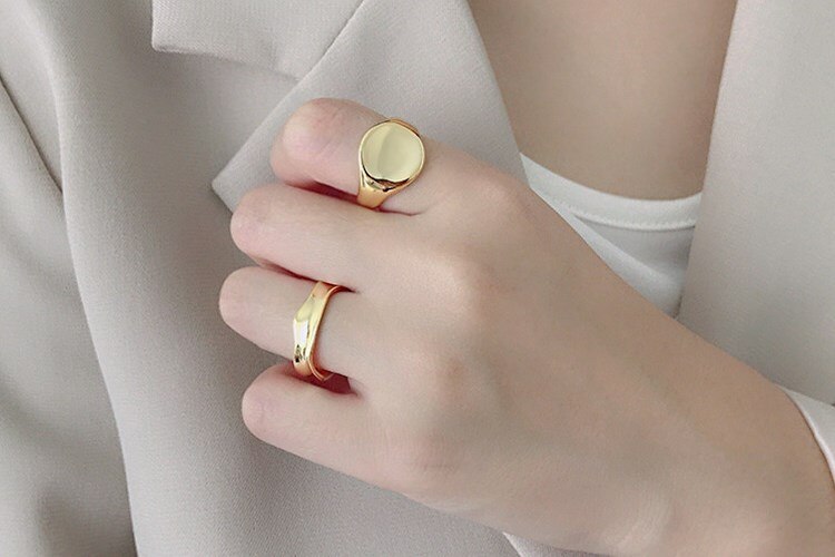 charmant Original Bohemien Runde Ringe Für Frauen offen Finger Ringe Weibliche Boho Schmuck
