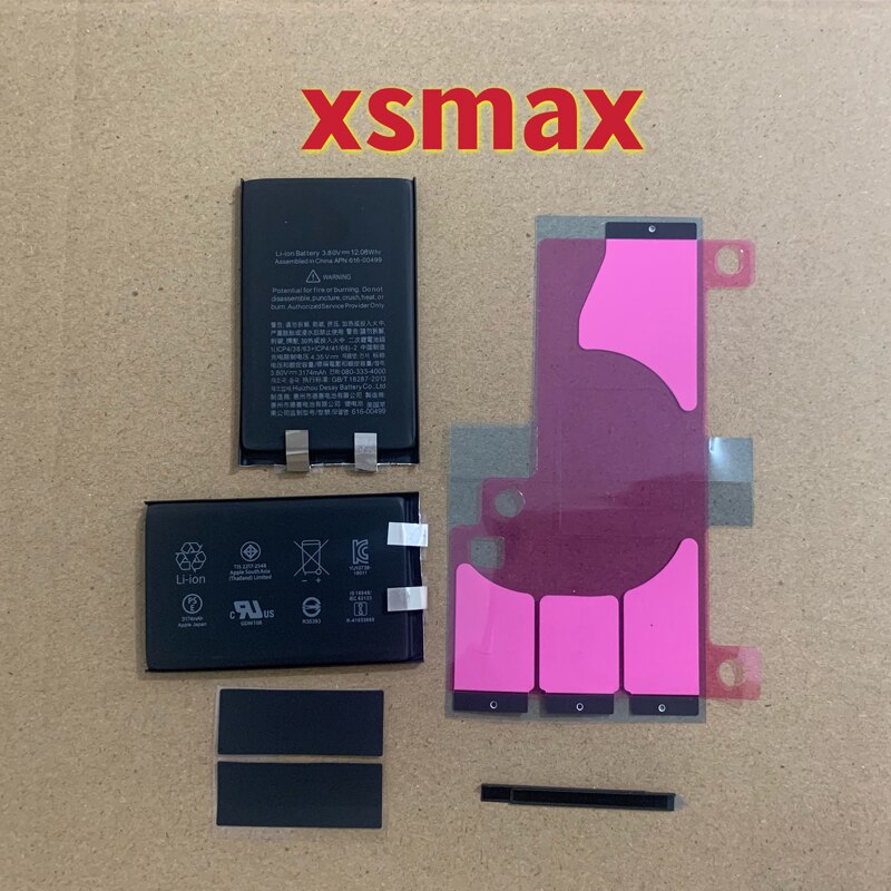 Rechargeable Battery Cell No Flex For iPhone XR XS 11 Pro 12 13 Max Mini Phone Repair Tools Corby Bolts Kit Sets: XSMAX