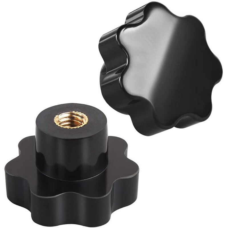 15 pièces molette M8 filetage serrage bouton poignée bouton pour Machine-outil en forme d'étoile bouton filetage