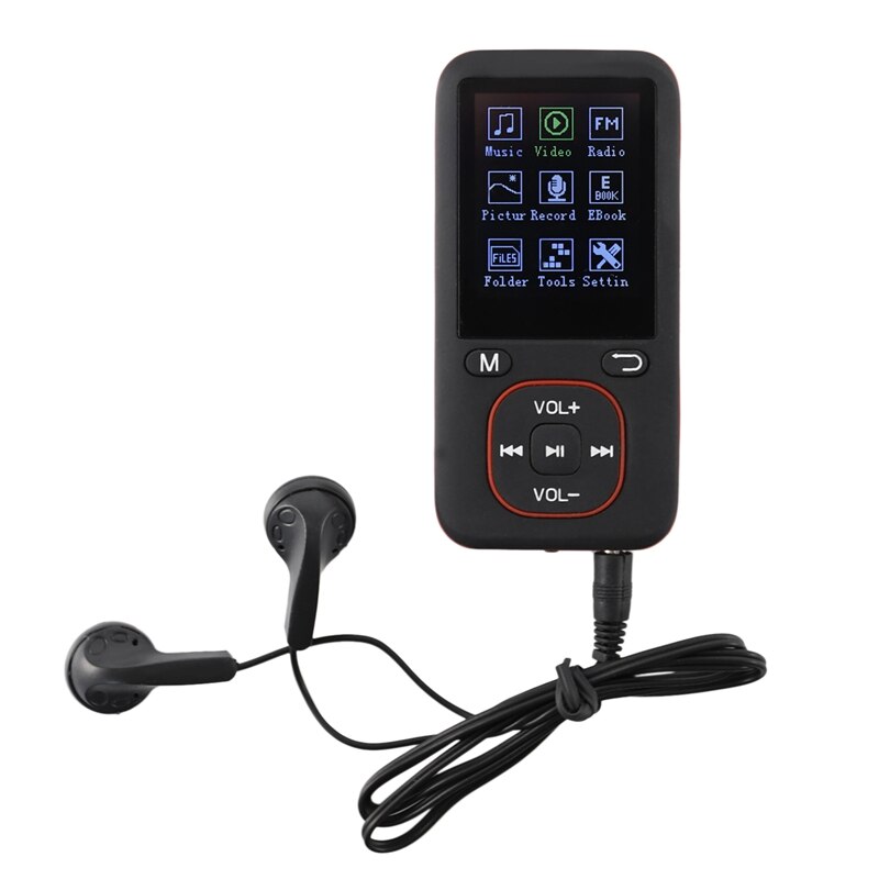 ZGPAX MP3 Player - 1.8 inch Screenless HD Noise Reduction - FM Radio E-book Video - Birthday Gift