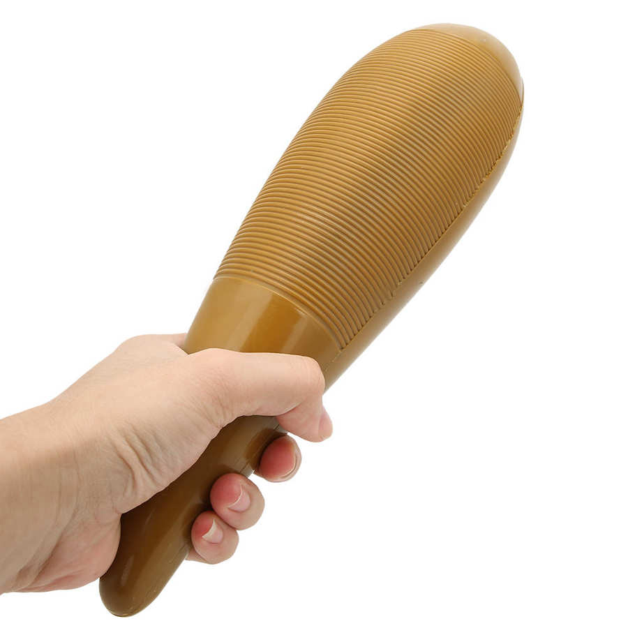 Guiro de plástico con rascador, instrumento de percusión Orff, juguete de enseñanza de música