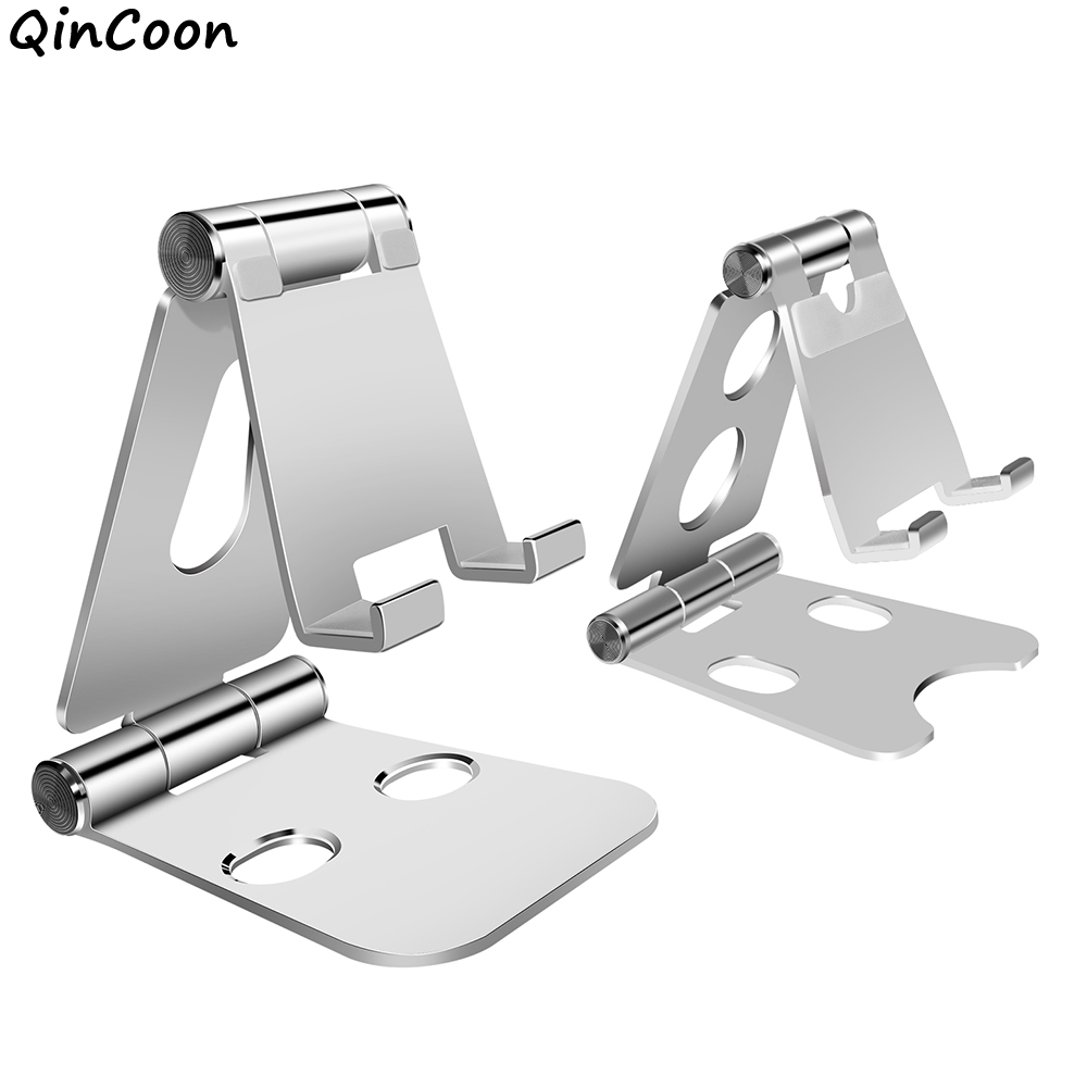 Mini Aluminium Faltbare Desktop-Halter für Handy Tablet 270 Grad Rotation Einstellbar Stehen für Smartphone iPhone iPad