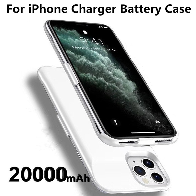 20000mah Power bank case For iPhone 6 6s 7 plus case Battery Charger Case For iPhone X XS XR 11 Pro Power Bank Charging Case