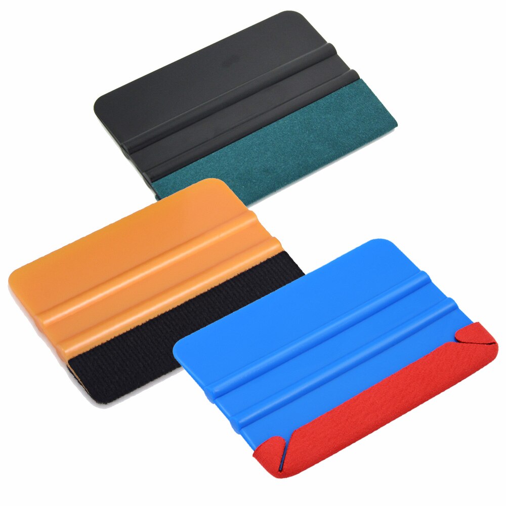 EHDIS – raclette en vinyle en Fiber de carbone pour pare-brise de voiture, essuie-glace d&#39;aquarium, grattoir de peinture, outils d&#39;emballage de Film de teinte de fenêtre, 3 pièces: Mixed Pack