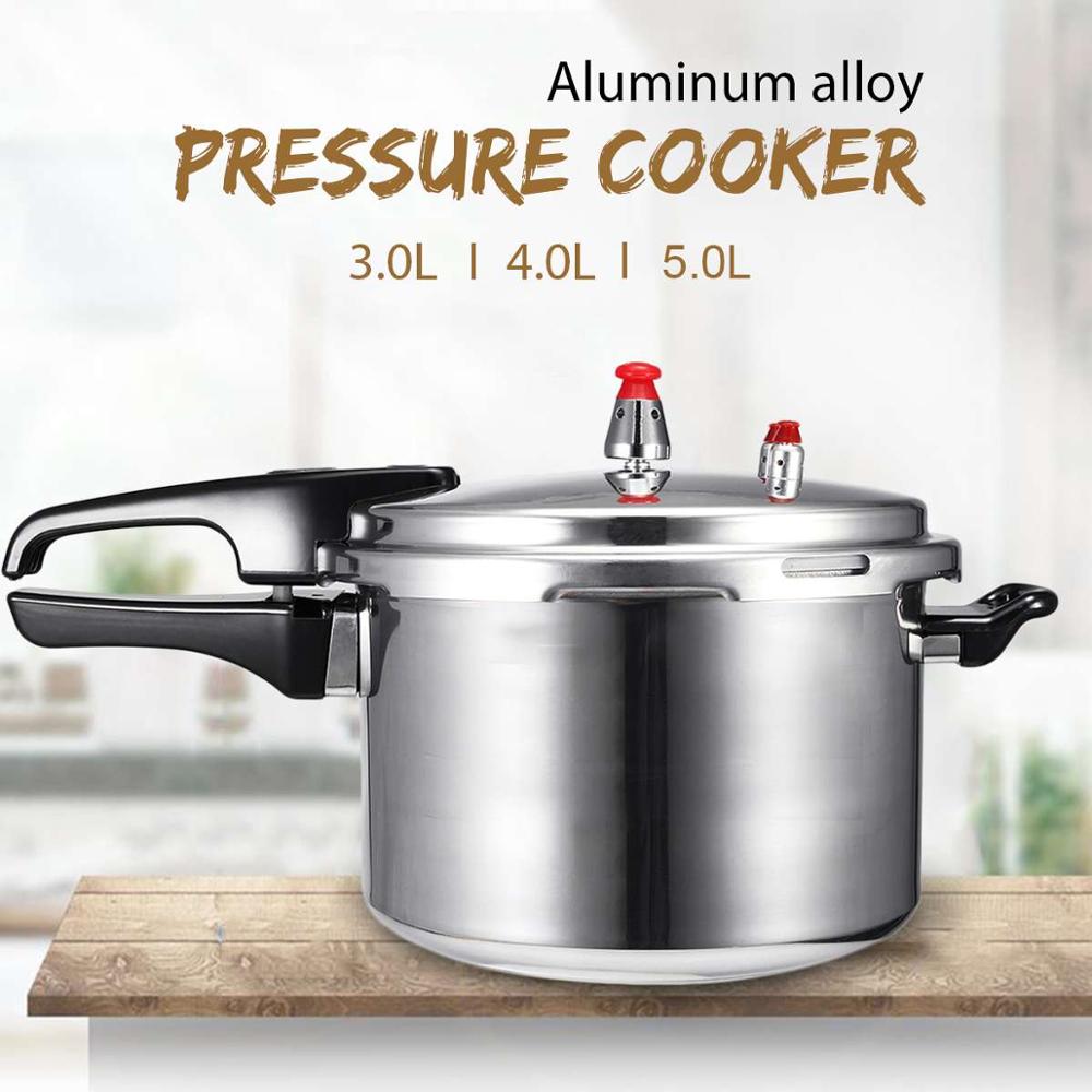 3/4/5L Aluminium Keuken Snelkookpan Gasfornuis Koken Energiebesparende Veiligheid Bescherming Outdoor Camping kookgerei