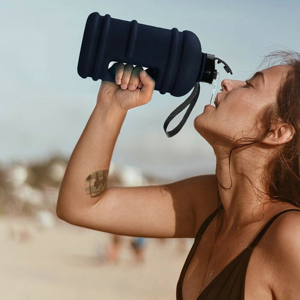 2.2l stora vattenflaskor klara dricksflaskor gym sportflaskor kopp proteinshaker utomhus bärbar kallvatten tumlare