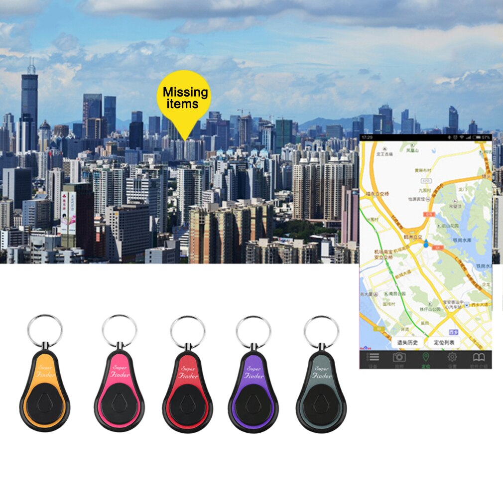 Wireless Smart Finder Tag Tracker Anti-lost Key Bag Wallet Luggage Finder Useful Dog Tracer Lost Reminder Pet GPS TrackersHot