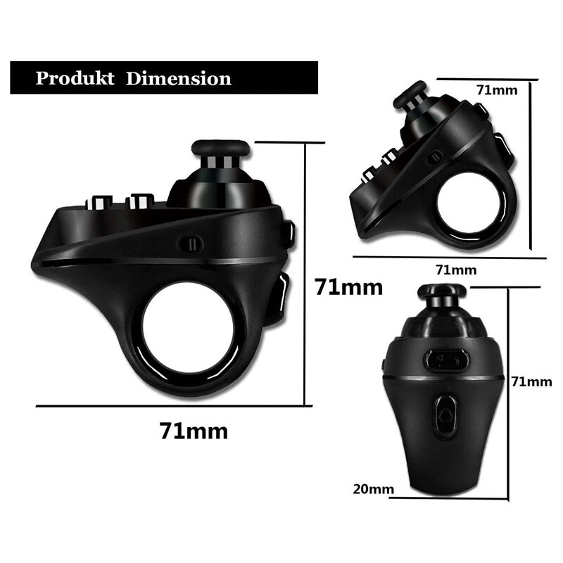 Vr Controller Wireless Gamepad Joystick Draadloze Bluetooth Gamepad Vr 3D Virtual Reality Bril Helm Afstandsbediening