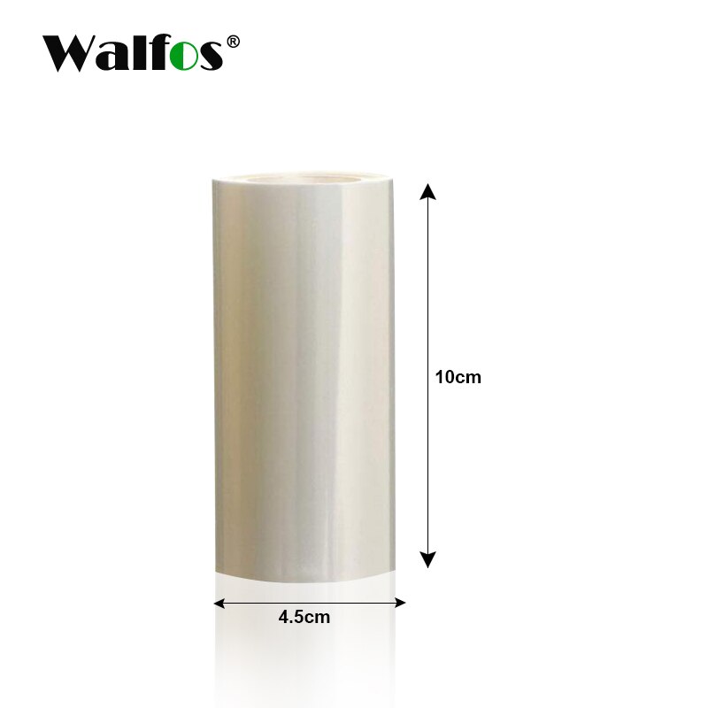 Walfos 10m lange transparante, doorzichtige, plastic, fijne taartrand, wikkelgereedschap voor het bakken van taarten, doe-het-zelf accessoires voor thuis en in de keuken: 10 cm